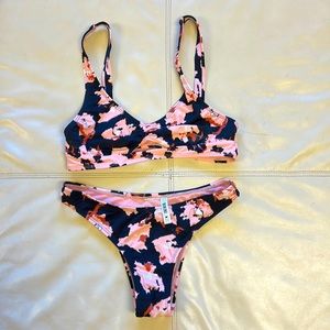 The bikini lab brand bikini, lightly used (worn twice) just doesn’t fit